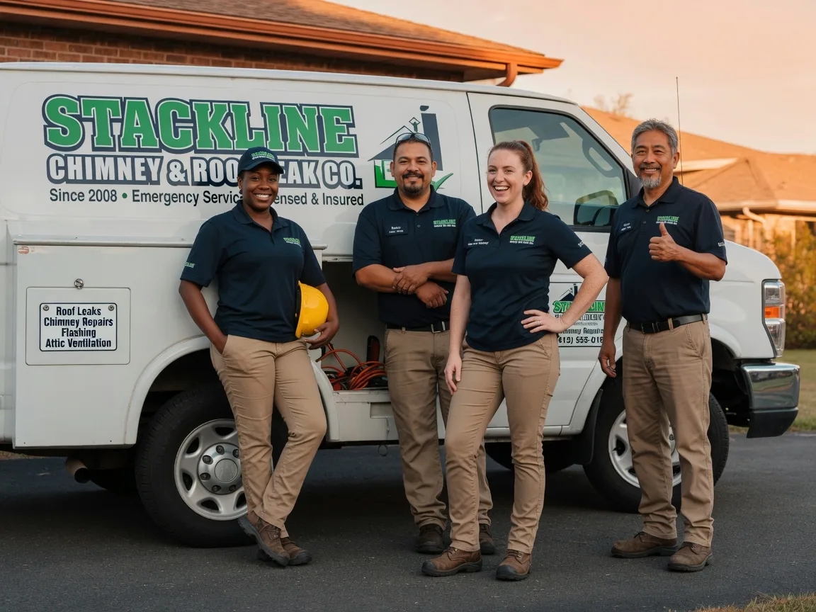 Chimney flashing repair company in Abilene, KS